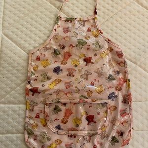 Oilcloth Doll Print Apron